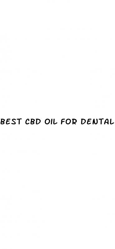 best cbd oil for dental anxiety
