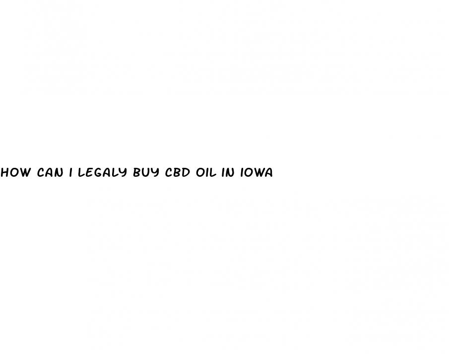 how can i legaly buy cbd oil in iowa