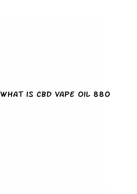 what is cbd vape oil 880