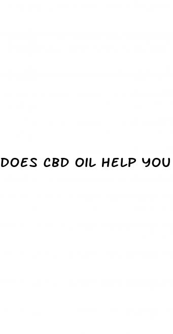 does cbd oil help you sleep