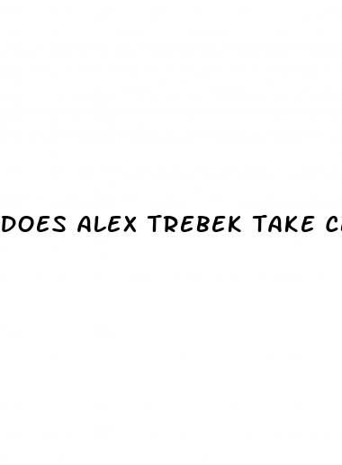 does alex trebek take cbd oil