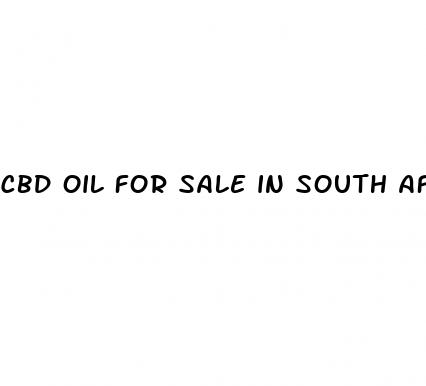 cbd oil for sale in south africa