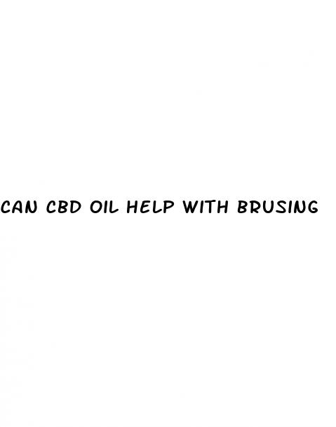 can cbd oil help with brusing