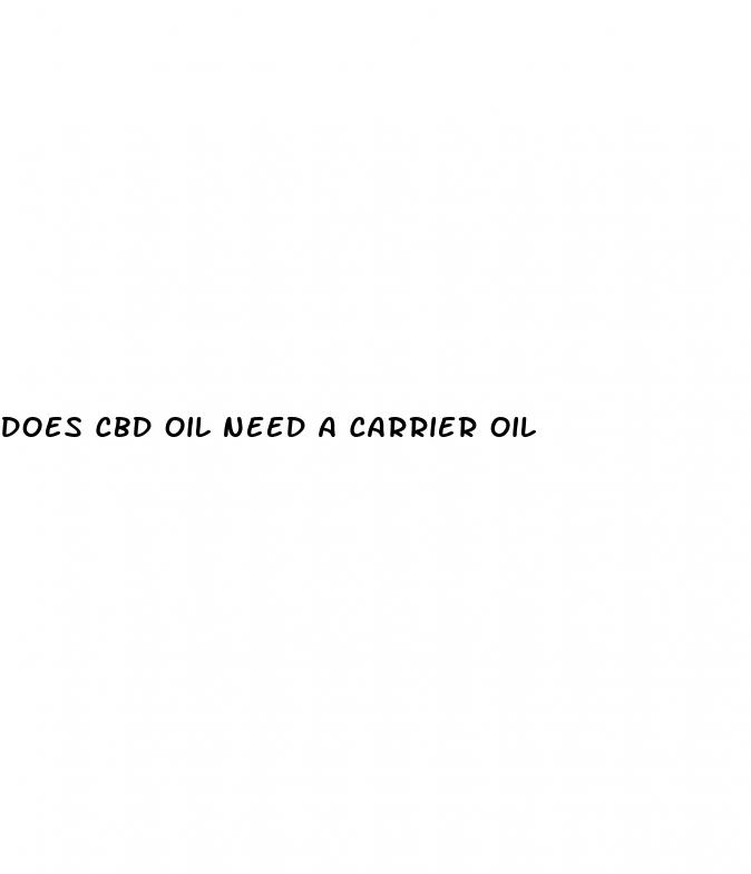 does cbd oil need a carrier oil