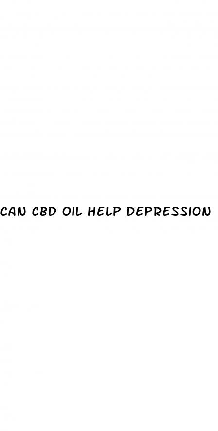 can cbd oil help depression