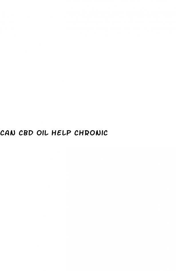 can cbd oil help chronic