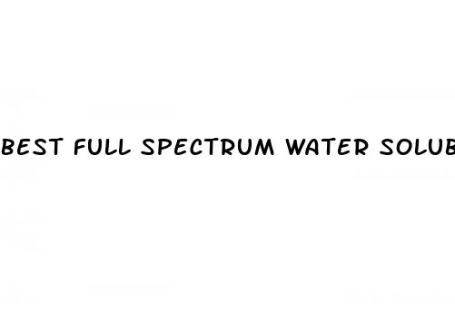 best full spectrum water soluble cbd oil ultracell