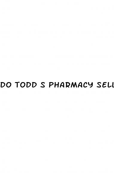 do todd s pharmacy sell cbd oil