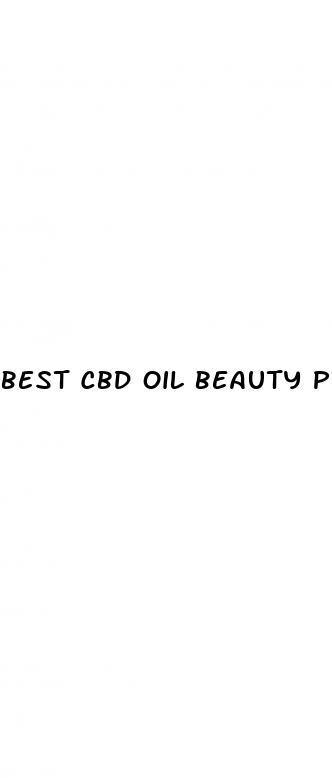 best cbd oil beauty products