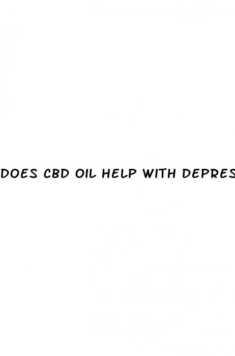 does cbd oil help with depression