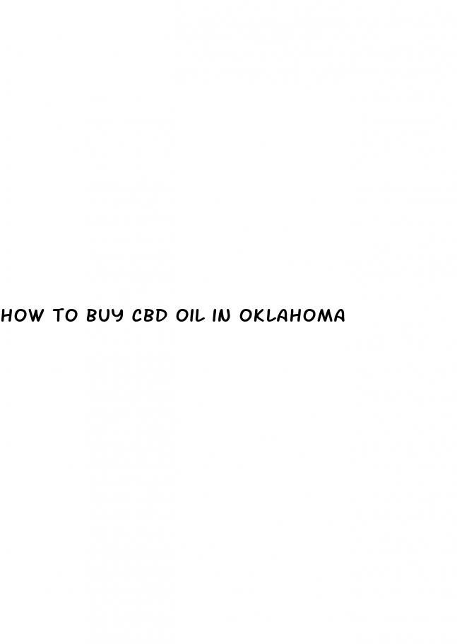 how to buy cbd oil in oklahoma