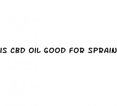 is cbd oil good for sprained ankle