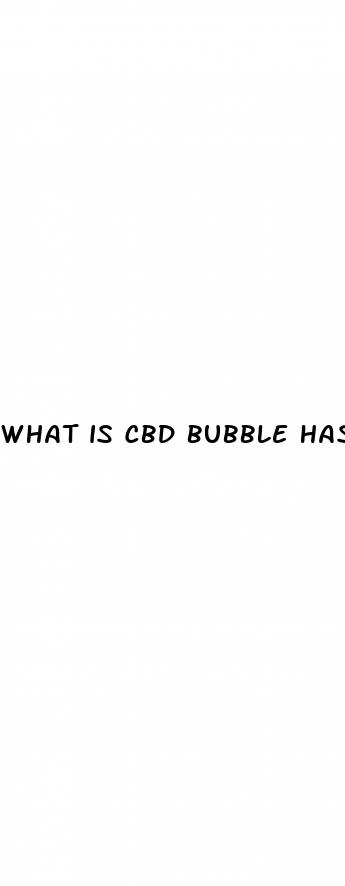 what is cbd bubble hash