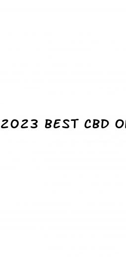 2023 best cbd oils