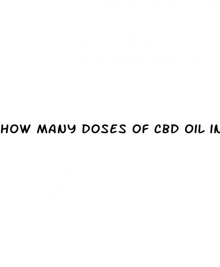 how many doses of cbd oil in a drop