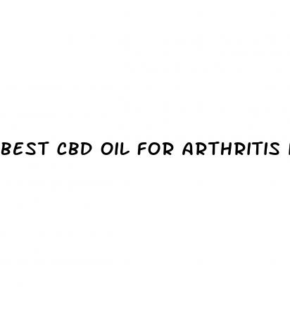 best cbd oil for arthritis in fingers
