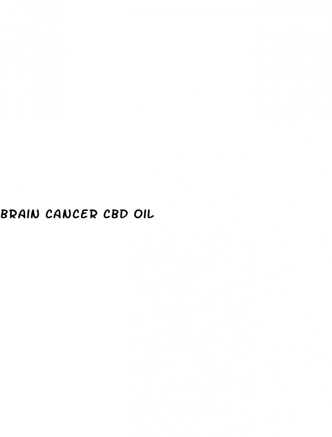 brain cancer cbd oil