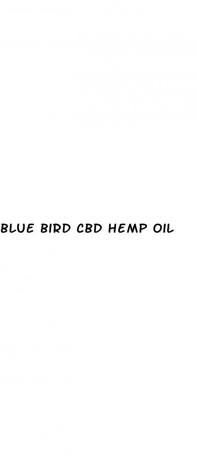 blue bird cbd hemp oil