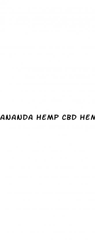 ananda hemp cbd hemp extract full spectrum tincture oil
