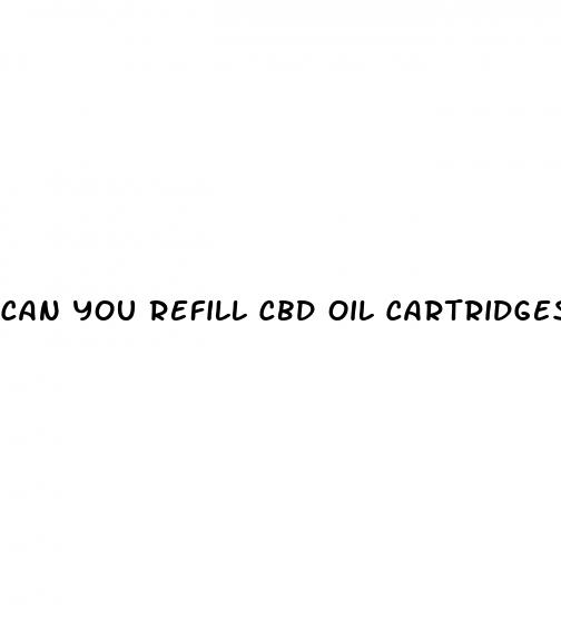 can you refill cbd oil cartridges
