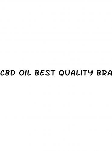 cbd oil best quality brands
