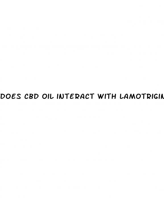does cbd oil interact with lamotrigine