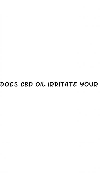 does cbd oil irritate your throat