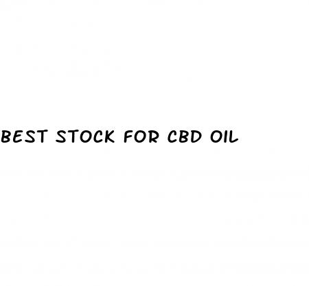 best stock for cbd oil