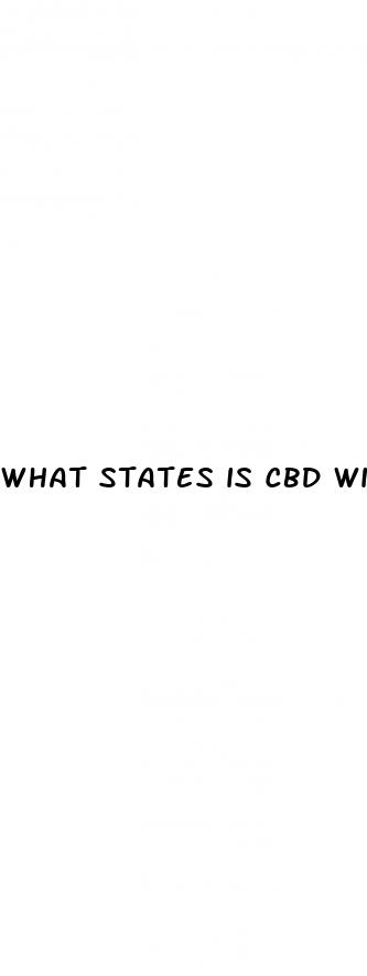 what states is cbd with thc legal