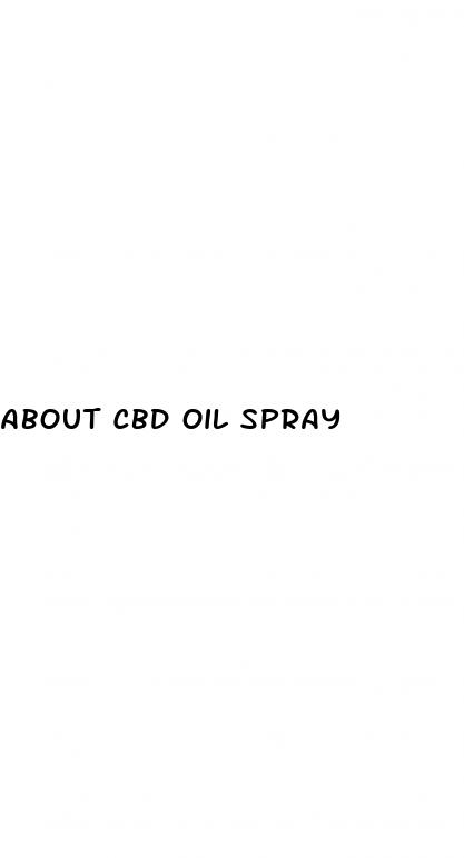 about cbd oil spray