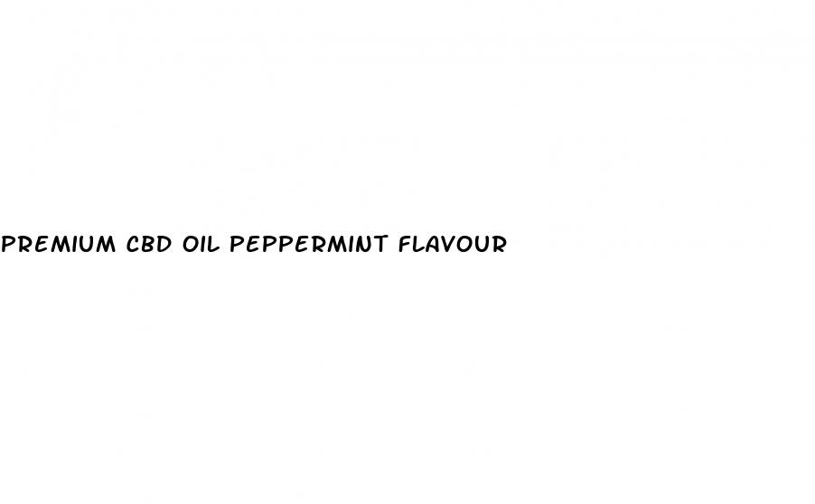 premium cbd oil peppermint flavour