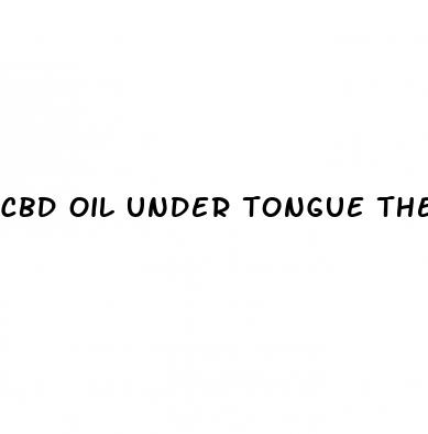 cbd oil under tongue then spit out