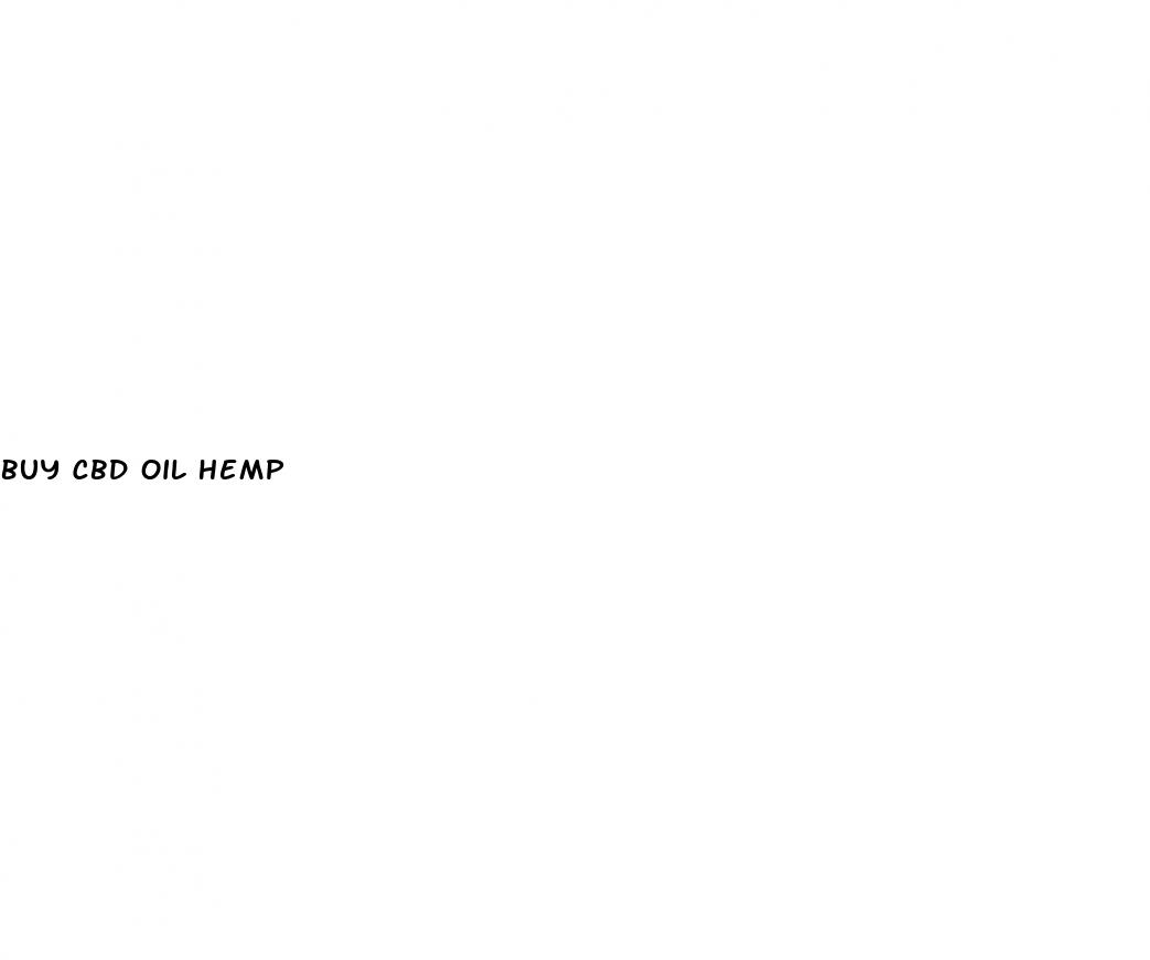 buy cbd oil hemp
