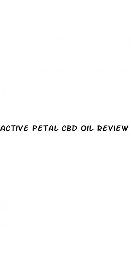 active petal cbd oil review
