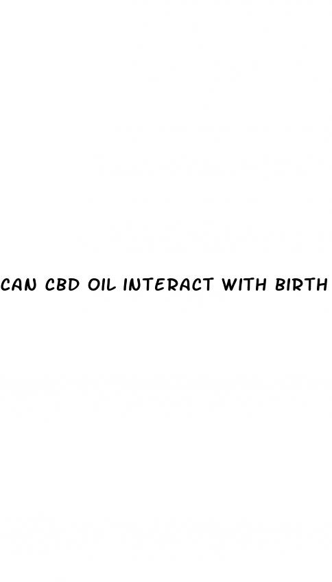 can cbd oil interact with birth control
