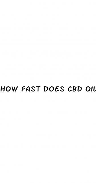 how fast does cbd oil kick in for humans