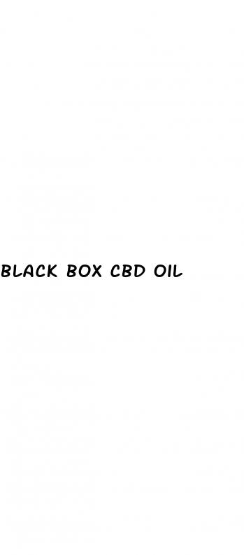 black box cbd oil