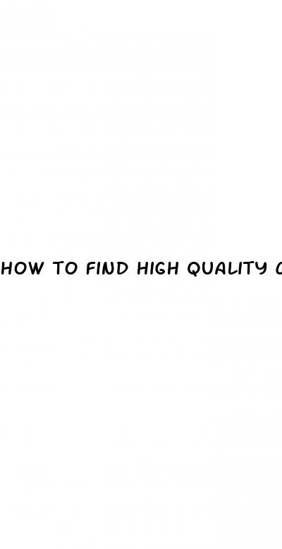 how to find high quality cbd oil