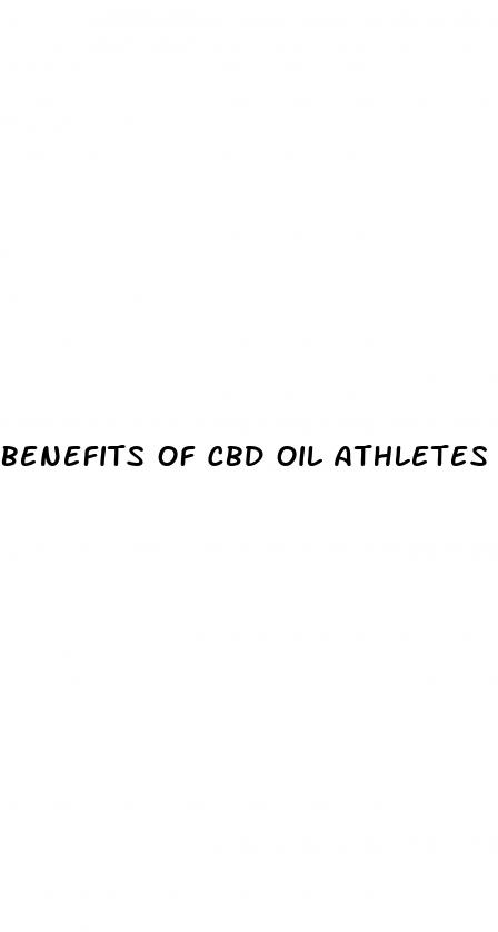 benefits of cbd oil athletes