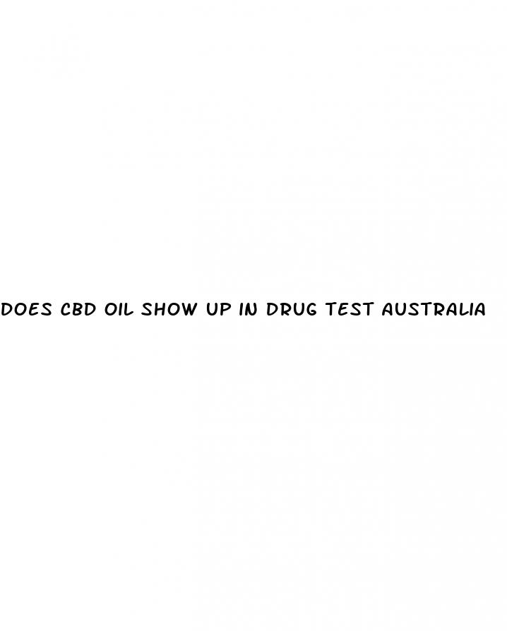 does cbd oil show up in drug test australia