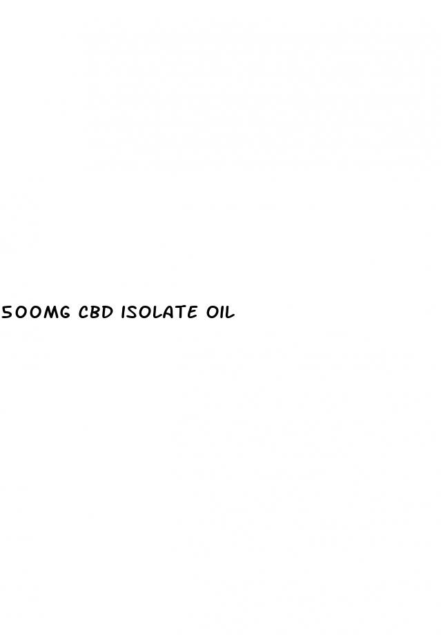 500mg cbd isolate oil