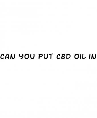 can you put cbd oil in cigarette