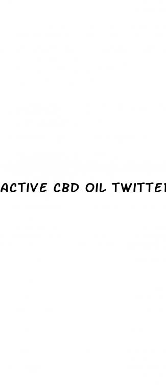 active cbd oil twitter