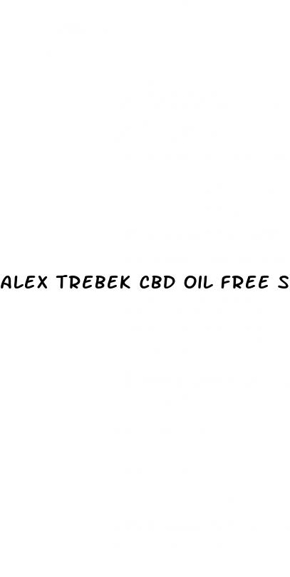 alex trebek cbd oil free sample