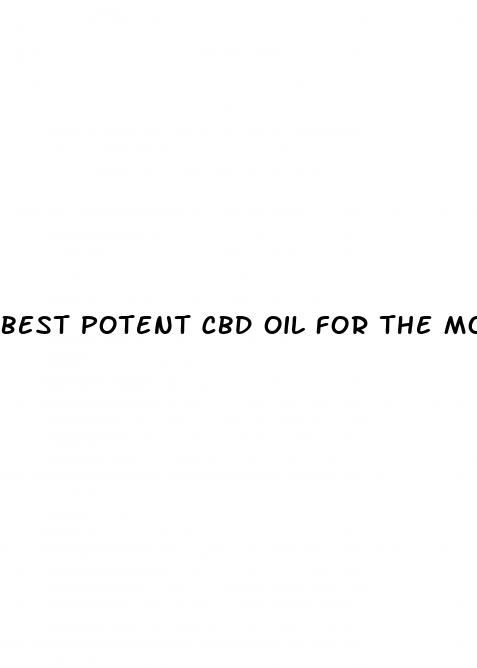 best potent cbd oil for the money