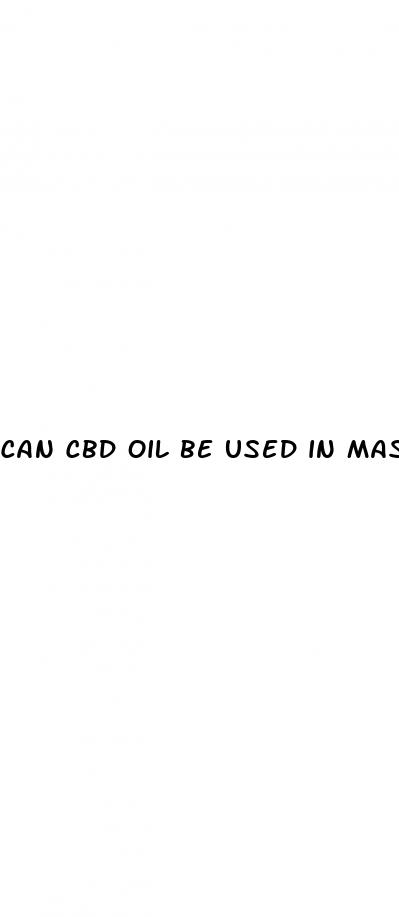 can cbd oil be used in massage in virginia