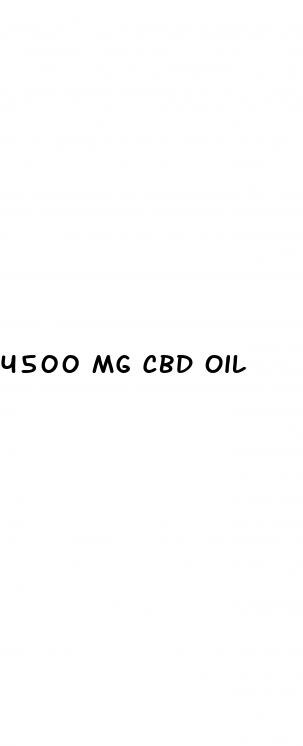 4500 mg cbd oil