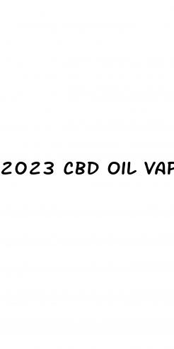 2023 cbd oil vape pen
