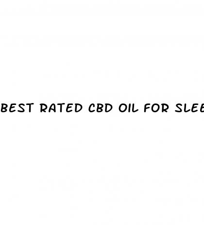 best rated cbd oil for sleep
