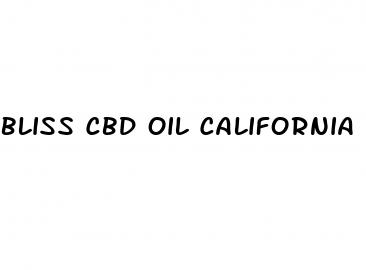 bliss cbd oil california